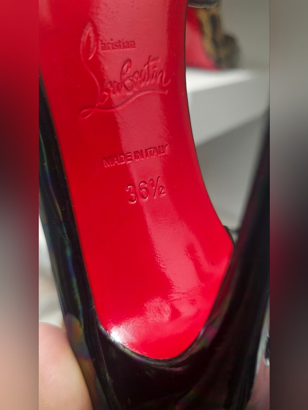 RARE Christian Louboutin Iriza 120mm Iridescent Stellar - Picture 16 of 16